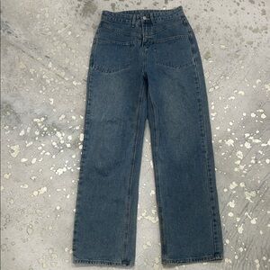 High Rise Blue Women's Jeans